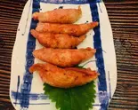 鷄皮の揚げ餃子（中華料理 福味居）