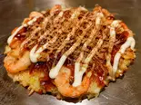 お好み焼き えび玉（お好み焼き お多幸）