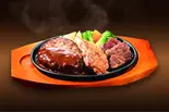 ミックスビーフコンボ(ハンバーグ200g)（ステーキのどん 戸田店）