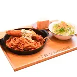海老フライナポリタン(一丁目 なんから食堂)