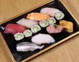 日替わり寿司1人前 Today's Sushi Serving for 1（寿司あおい 成城学園店）