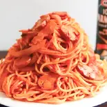大盛り濃厚チーズナポリタン Extra richcheese neapolitan（【メガ盛り弁当！！】洋食店 エクストラバガンザ 大名店）