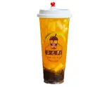 南国風パッション＆パインフルーツティー (黒糖タピオカなし) Lサイズ Southern Passion Fruit ＆ Pineapple Fruit Tea (Without Brown Sugar Tapioca Pearls) (Large)（茶之恋 台湾タピオカ専門店）