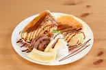 チョコバナナパンケーキ( Chocolate banana pancake)（Australian Cafe＆Bar Manly カフェ マンリー 天神店）