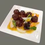 肉だんごの甘酢 Sweet and Sour Meatballs(中国料理 みんらく)