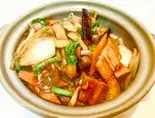 豚バラナスの土鍋ご飯（中国家常菜 祥龍房）