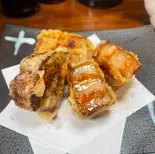 【リピートNo.1】角煮のからあげ「追加ごはん」でお手頃どんぶりに♪（角煮のからあげ 豚の角煮丼 -豚玄角-）