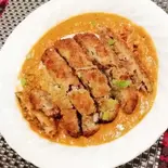豚ミンチカツカレーライス Minced Potk Cutlet Curry Rice（アナレストランアンドバー）