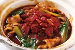 豚肉と季節野菜の麻辣土鍋煮込（西安料理 張家 恵比寿店）