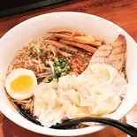 【生麺・細麺】ワンタン醤油ラーメン(ラーメンひろや)