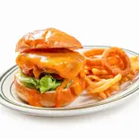濃厚ダブルチェダーバーガー（MARY BURGER 都立家政店）