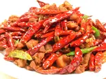 辣子鸡〜当店名物 若鶏の唐辛子炒め〜（西安刀削麺酒楼 本店）