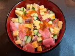 バラチラシ丼（廻らない寿司 北陸がっぱ）