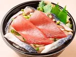 131 さばマグロ丼(魚丼 西新テングッドシティ店)