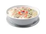カニ肉とフカヒレスープ(蟹肉鱼翅汤)（中華料理美山飯店）