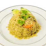 海老入りグリーンカレータイ風炒飯 Khao Phad Gaing Keaw（Asian Dining MANASLU）