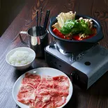 豚肉麻辣湯鍋定食（鍋の専門店 左舞璃菜 鳳）