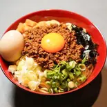 【店長超絶おススメ】うれしい煮卵のせ台湾まぜそば(【超美味でも980円】まぜぬなら まぜてみせよう まぜ麺屋 堺店)