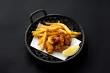 たこのから揚げ&フライドポテト(廻転鮨 銀座おのでら本店)