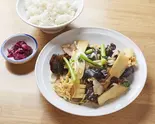 キクラゲ炒め定食 Wood Ear Mushroom Stir-Fry Set Meal(小次郎池袋店)