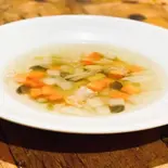 季節の重ね煮スープ(ヴィーガン) vegetable soup(VEGAN)（LOVE TABLE Agarato farm to table）