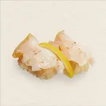 つぶ貝炙り塩レモン（回転寿司みさき イオン港南台店）