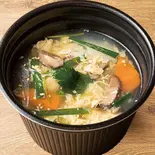 玉子と野菜のスープ Egg and Vegetable Soup（安楽亭 和光白子）