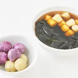 芋圓仙草+地瓜球(QQボール)（台湾スイーツ 台湾九份芋圓 早稲田店）