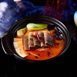 3秒脆毛肚火锅米线Hot and Spicy Beef Trips with Rice Noodles3秒湯通しセンマイ火鍋スープ米線※辛さ:3（天府李米線 TINA'S NOODLE KITCHEN）