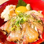 真鯛漬け丼（鮨とSAKE  茶屋町Marry）