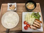 チキンカツきのこ炒めセット(love lab)