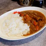 もつ煮カレーライス（もつ煮込み 世界のかさじま）