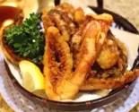 イカゲソ唐揚げ Fried Squid Tentacles（博多ラーメン長浜や 中村橋店）