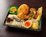 ⑦にんにくもも&鶏メンチ&鶏チャーシュー弁当(なるとキッチン 五反田店)