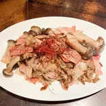 キノコとベーコン Mushroom and bacon（SHANTi 原宿店）