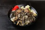 豚入りえびいか海鮮焼きそば(いかすみ)（大盛り無料！具材山盛り焼きそば専門「かなざわ商店」）