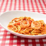 濃厚な海老の味を楽しむ【アメリケーヌパスタ】（FAMILY DINER shrimp house）