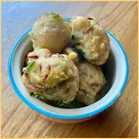 しらすとアオサ海苔のプチ揚げぱん（TRUNK CAFE）