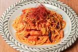 ベーコンときのこのアラビアータ（元祖 壁の穴 曳舟店）
