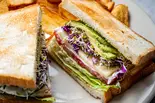 フレッシュベジタブルサンド(フレンチフライ付き) Fresh Vegetable Sandwich with French Fries(BurgerMania白金高輪店)