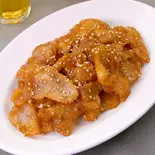 鶏皮草炒めChicken skin Itame（うま味家 マサラ）