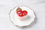 ハートストロベリーケーキ（ハヌルカフェ）