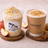 【季節限定】アップルシナモンハニーラテ(コーヒーとワッフルの店|SECOND.coffee&)
