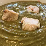 ほうれん草とチキンのカレーSpinach ＆ Chicken Curry（ミライ 南インド料理）