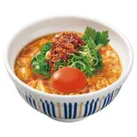 とろたまねぎラー親子丼 Oyakodon Chili Oil w/Chopped Spices &Raw Egg add green leek（なか卯 阪急桂駅東口店）