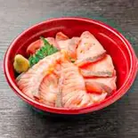 炙りサーモン丼（海鮮特急あがりや）