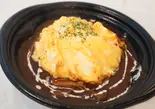 作りたて・フワとろ卵のオムハヤシHashed Beef and Omelette（手作り洋食 食の會 日本橋）