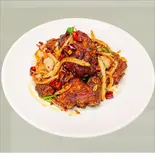 豚足のクミン 入りスパイシ炒め - 孜然味辣炒猪蹄（大福源）