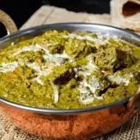 ほうれん草マトン Sag Mutton（Desi tadka (Indian restaurant)）