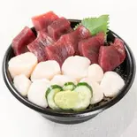 でか盛りまぐろ・ほたて丼（【元祖】でか盛り海鮮問屋 すすきの店）